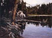 Johnson, Frank Tenney, Cove in Yellowstone Park